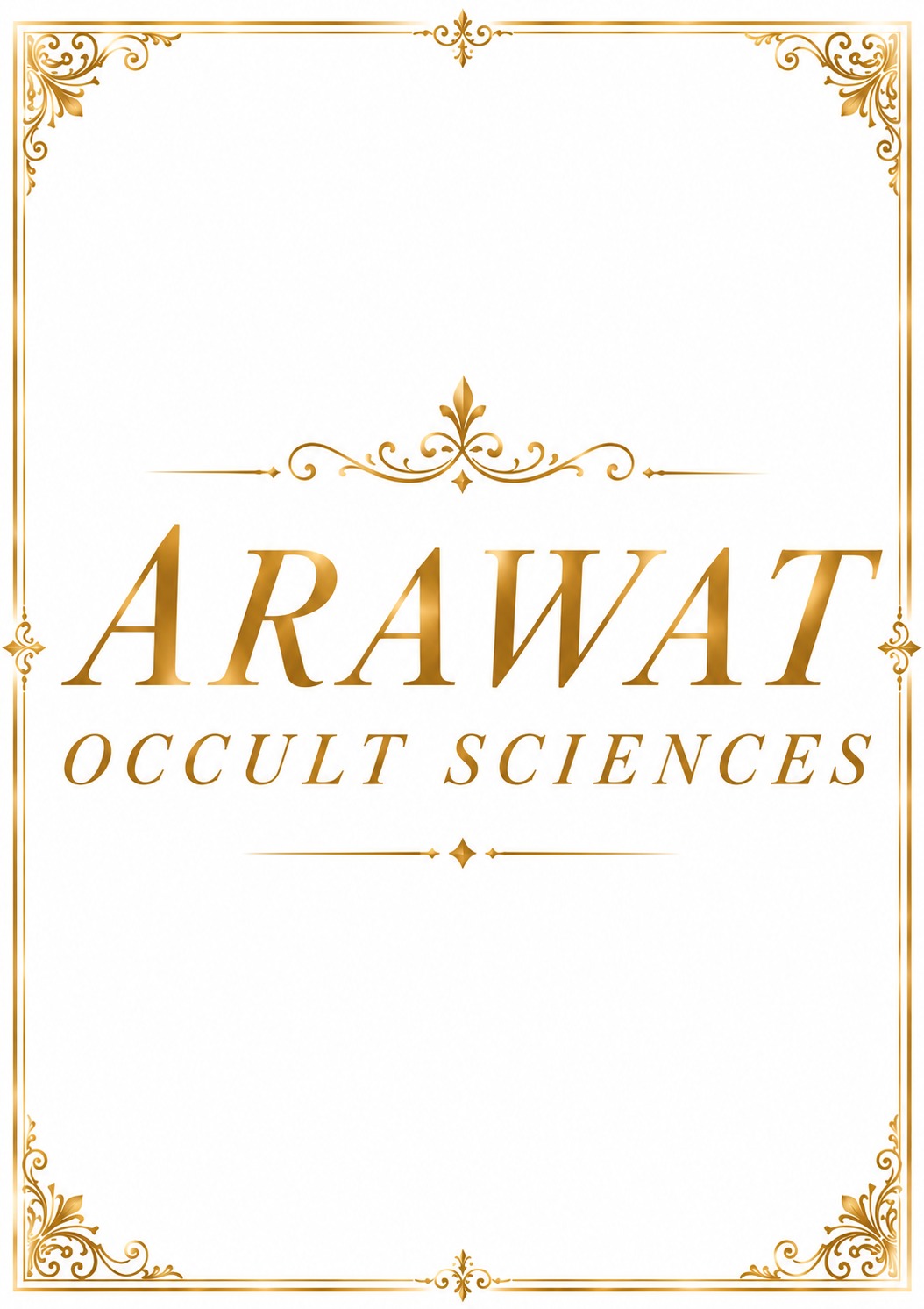 Arawat Occult Sciences — Front